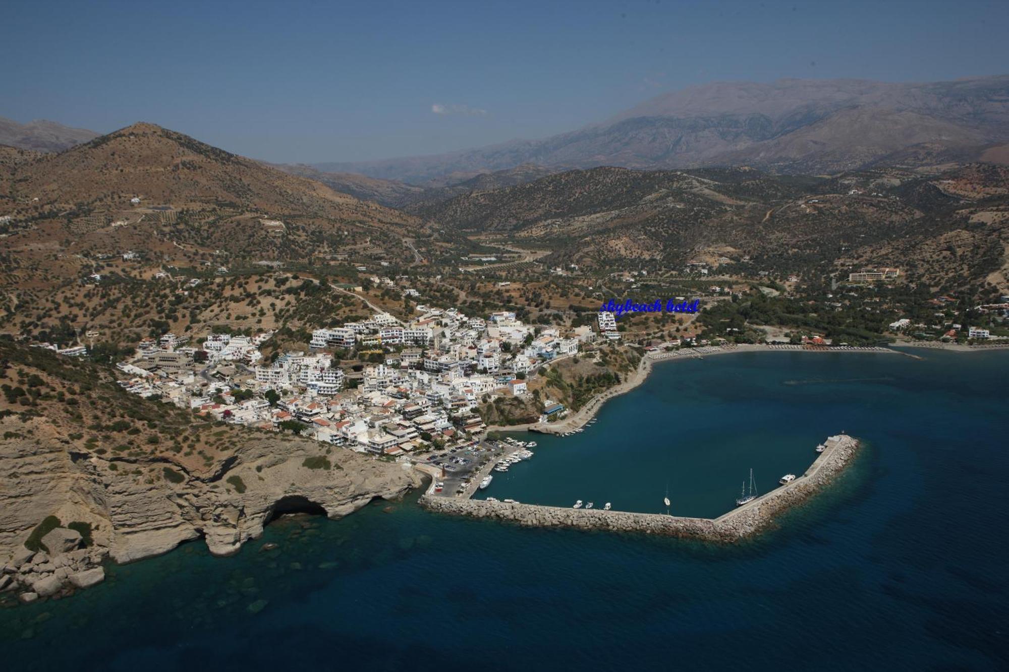 Sky Beach Hotel Agia Galini Dış mekan fotoğraf